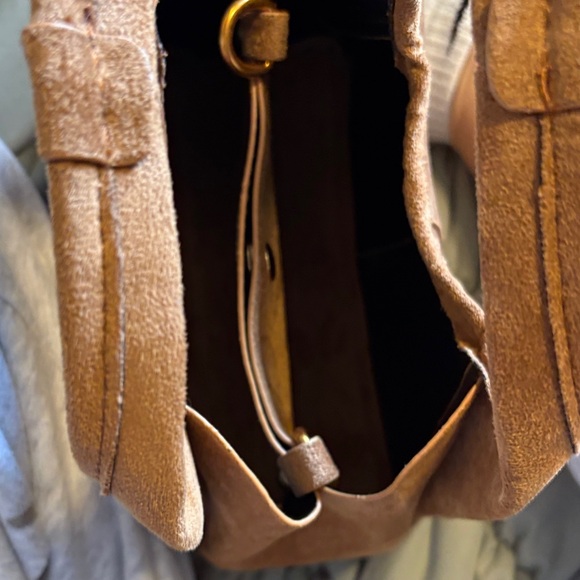 Coach Brown Suede Women's Bag - Picture 2 of 2